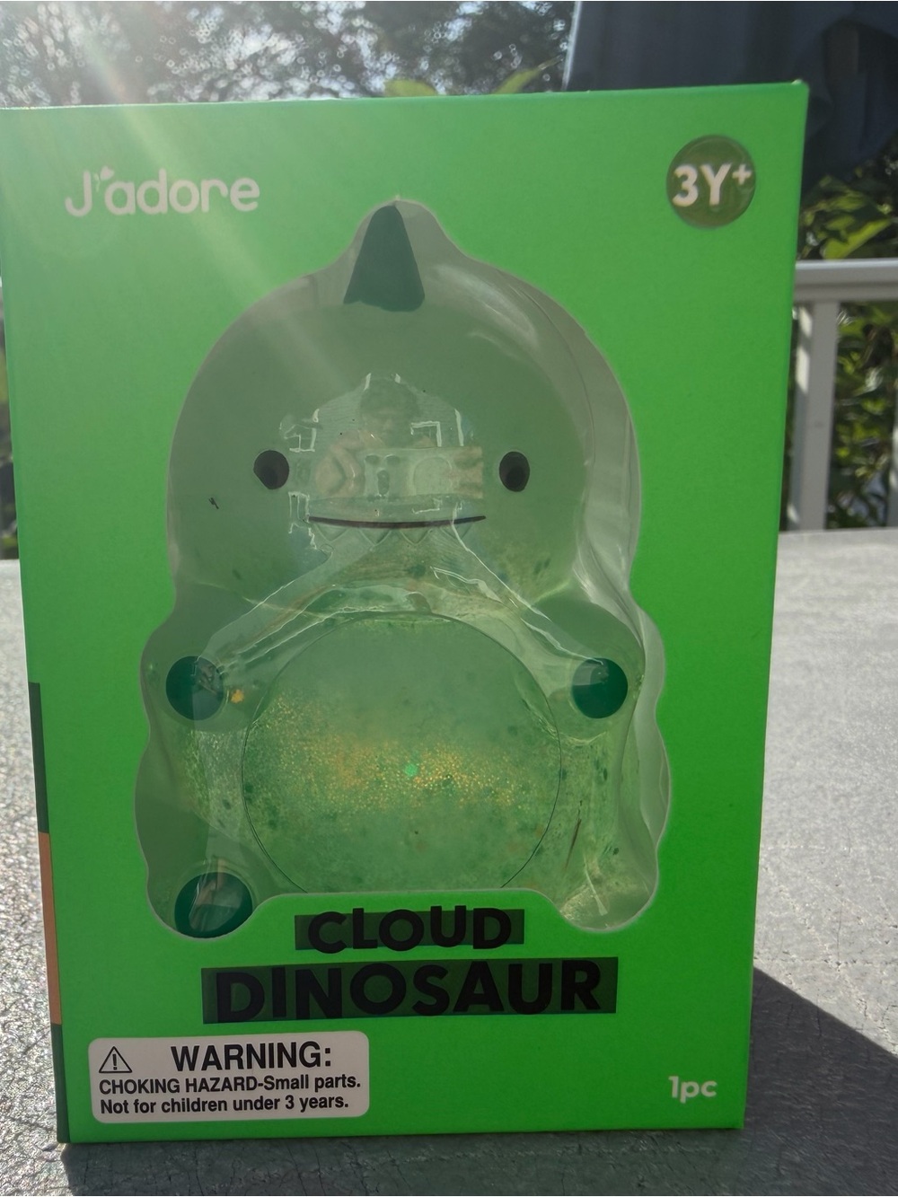 J’Adore Green Cloud Dinosaur Squishy Toy